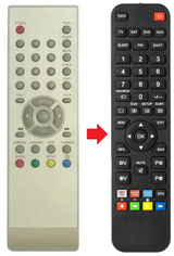 5400039 TELESTAR afstandsbediening - productfoto