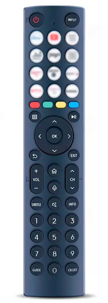 55A6K HISENSE afstandsbediening