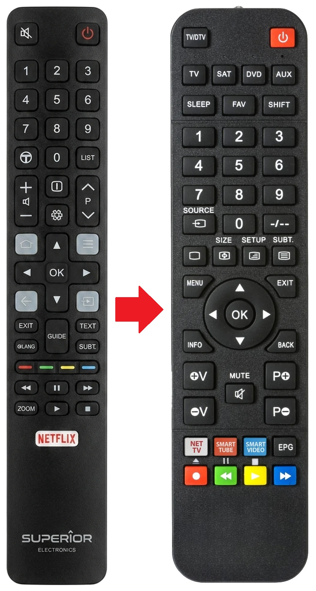 55C89B TCL afstandsbediening