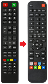 55SUA2505 SKYMASTER afstandsbediening - vergelijking