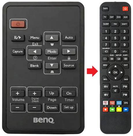 5F.26J1K.271 BENQ afstandsbediening - productfoto