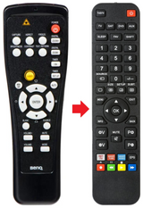 5J BENQ afstandsbediening - productfoto