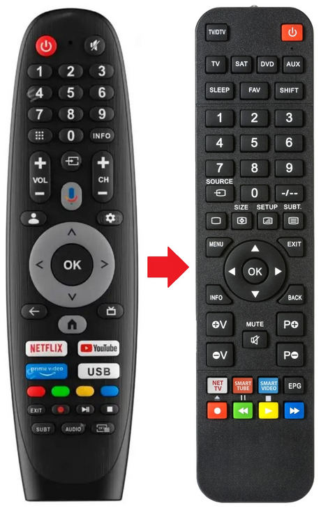 600167410 QILIVE afstandsbediening - productfoto