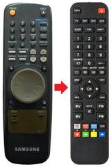 633-217 SAMSUNG afstandsbediening - productfoto