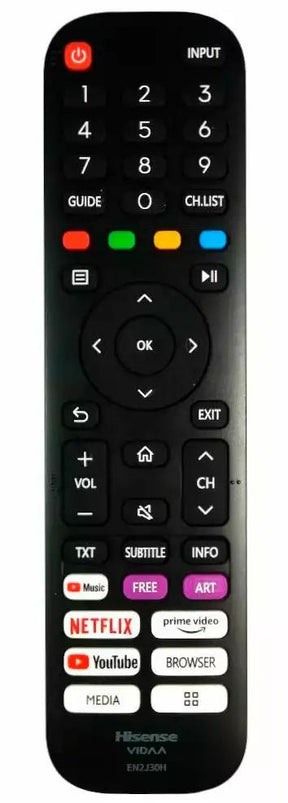 65A6GRC HISENSE afstandsbediening