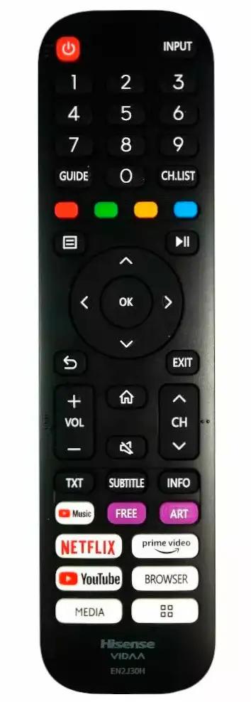 65A6GRC HISENSE afstandsbediening