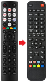 65A79NQ HISENSE afstandsbediening - productfoto
