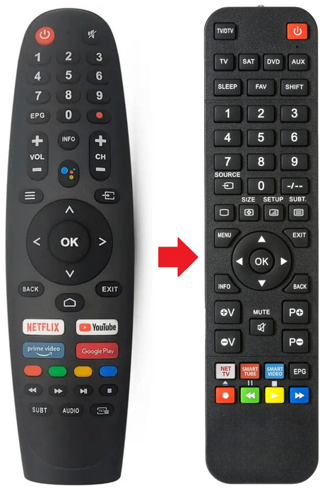 65UA10V3 SAMSUNG afstandsbediening - productfoto