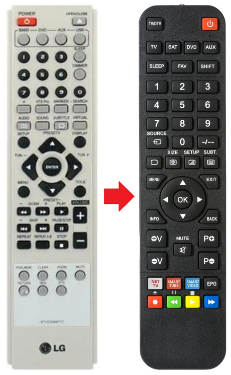 6710CDAK11C LG afstandsbediening - productfoto