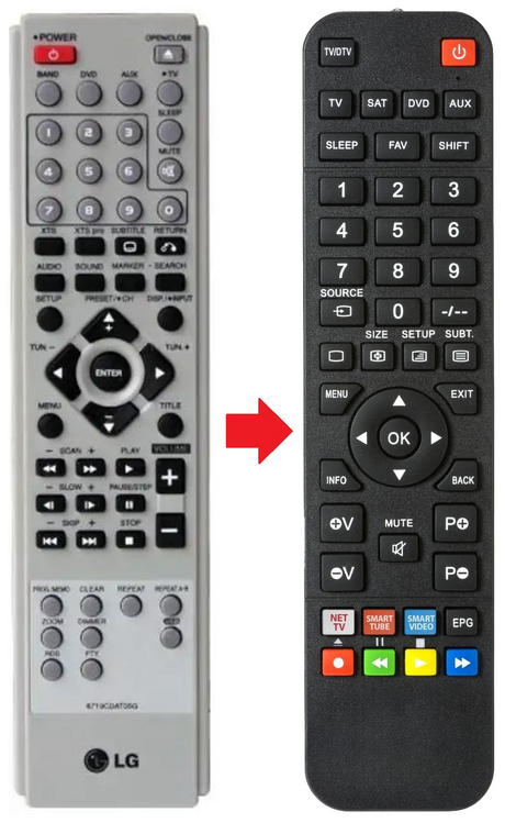 6710CDAT05G LG afstandsbediening - productfoto