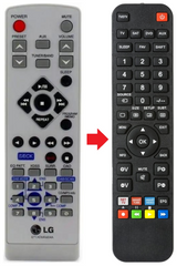 6710CMAM04A LG afstandsbediening - productfoto