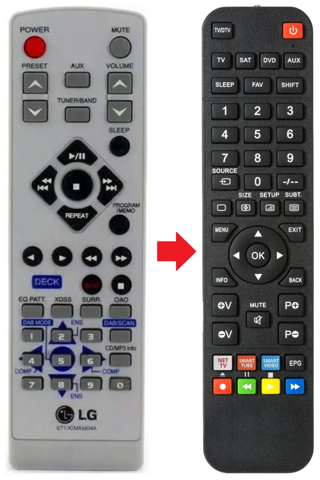 6710CMAM04A LG afstandsbediening - productfoto