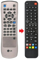 6711R1P038C LG afstandsbediening - productfoto