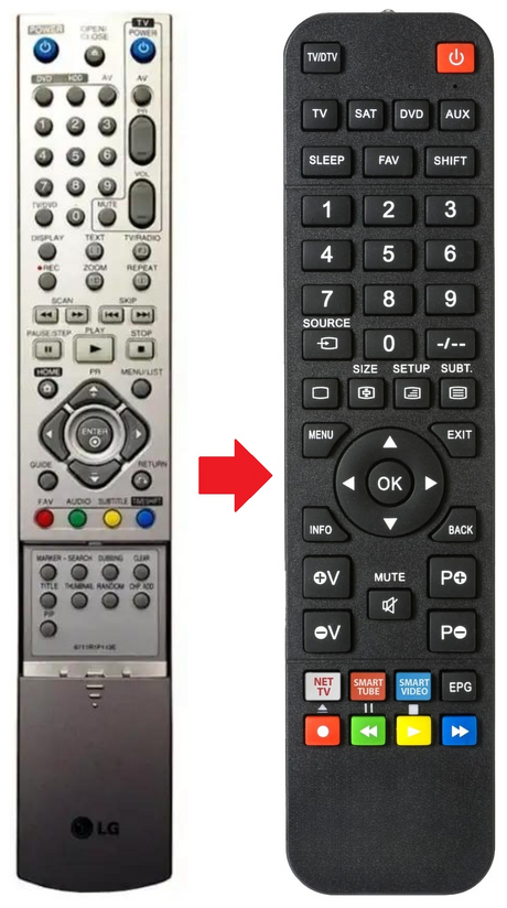 6711R1P113B LG afstandsbediening - productfoto