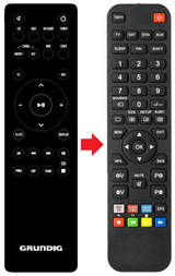 759551662000 GRUNDIG afstandsbediening - productfoto