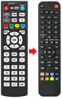 Afstandsbediening geschikt voor VANTAGE VT-86HD productfoto
