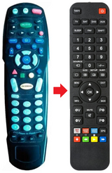 8380DVB CISCO afstandsbediening - productfoto
