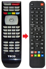 84B TECO afstandsbediening - productfoto