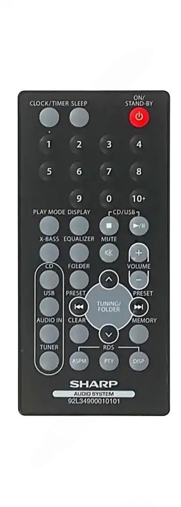 92L34900010101 SHARP afstandsbediening