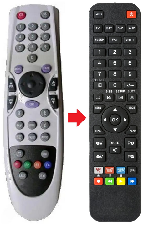 9930 FRANSAT afstandsbediening - productfoto