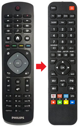 9965-900-09989 PHILIPS afstandsbediening - productfoto