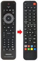 996510022456 PHILIPS afstandsbediening - productfoto