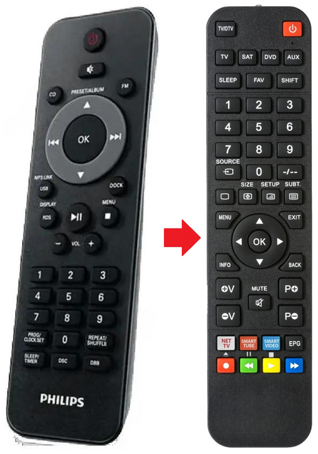 996510047571 PHILIPS afstandsbediening - productfoto