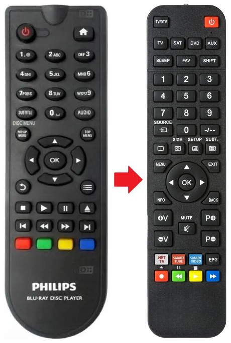 996510053347 PHILIPS afstandsbediening - productfoto