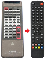 A-008 LUXMAN afstandsbediening - productfoto