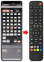 Afstandsbediening geschikt voor LUXMAN A-384 productfoto