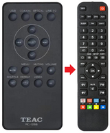 A-H01 TEAC TEAK afstandsbediening - productfoto