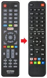 A32HD0819BS AYA afstandsbediening - productfoto