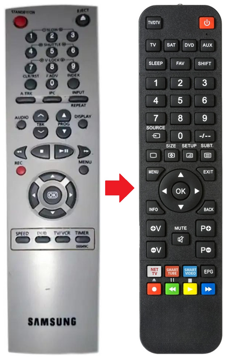 AA59-00052C SAMSUNG afstandsbediening - productfoto