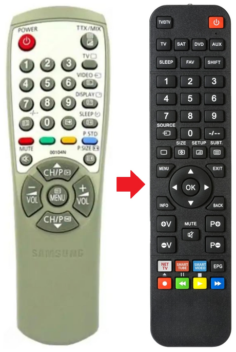 AA59-00104K SAMSUNG afstandsbediening - productfoto