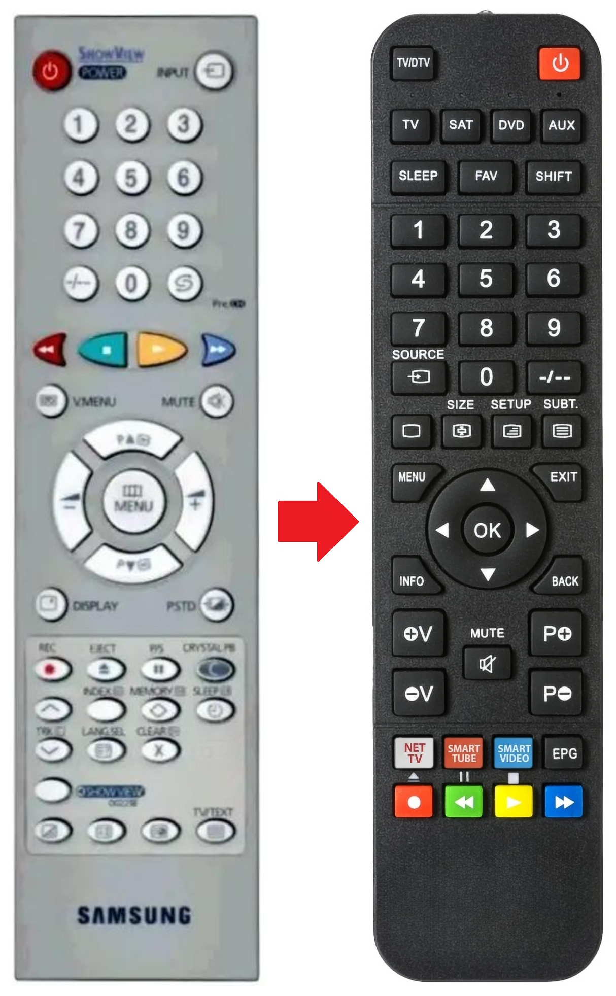 AA59-00221B SAMSUNG afstandsbediening - productfoto