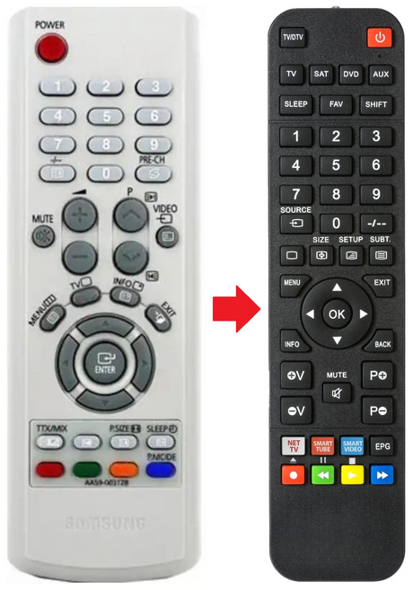 AA59-00312B SAMSUNG afstandsbediening - productfoto