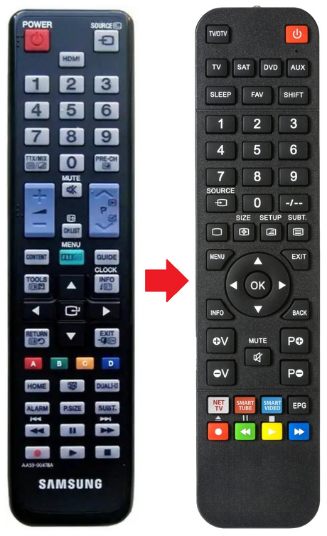 AA59-00478A SAMSUNG afstandsbediening - productfoto