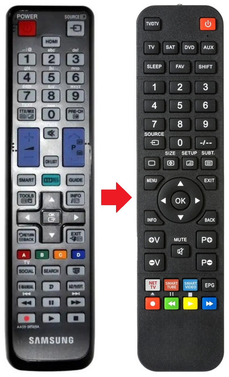 AA59-00509A SAMSUNG afstandsbediening - productfoto