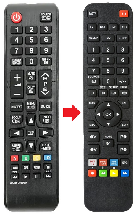 AA59-00603A SAMSUNG afstandsbediening - productfoto
