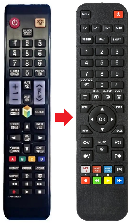 AA59-00639A SAMSUNG afstandsbediening - productfoto