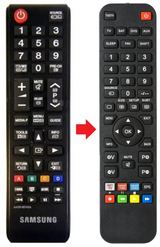 AA59-00743A SAMSUNG afstandsbediening - productfoto