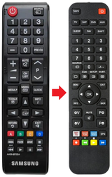 AA59-00755A SAMSUNG afstandsbediening - productfoto
