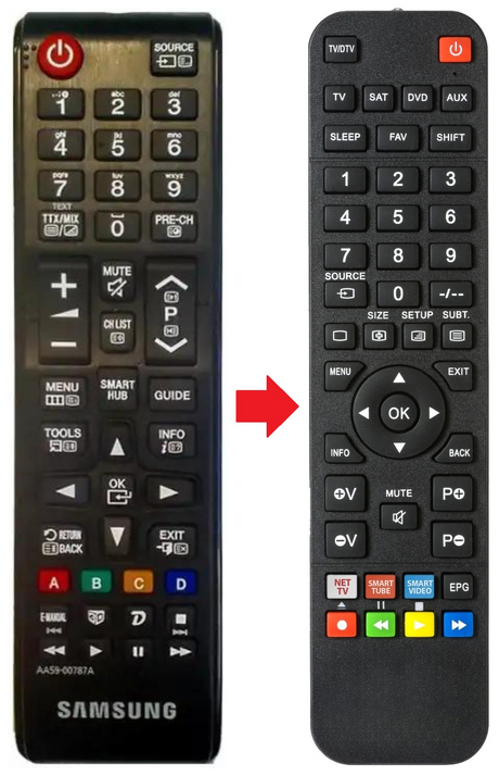 AA59-00787A SAMSUNG afstandsbediening - productfoto