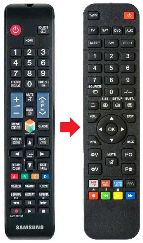 AA59-00790A SAMSUNG afstandsbediening - productfoto