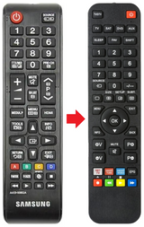 AA59-00802A SAMSUNG afstandsbediening - productfoto