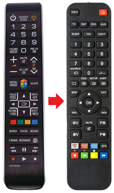 AA59-00838A SAMSUNG afstandsbediening - productfoto