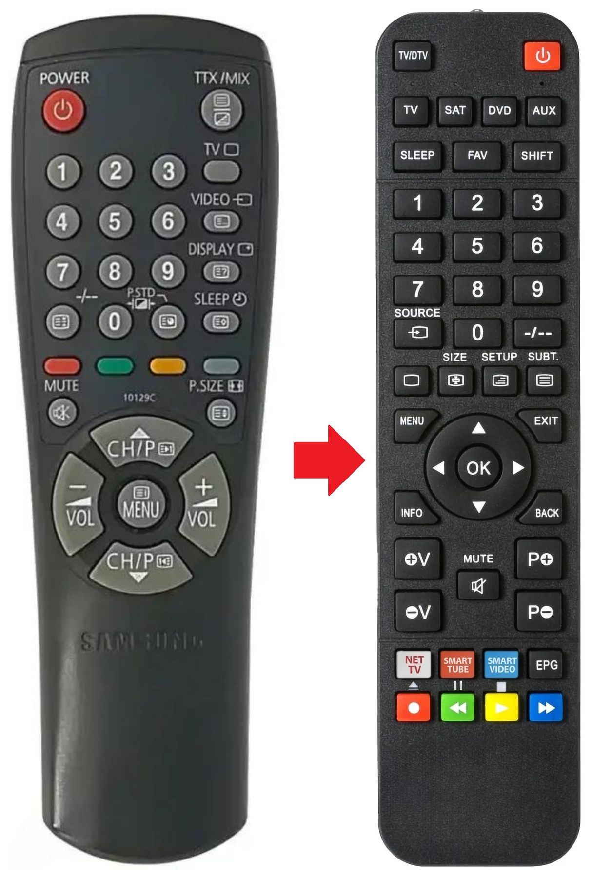 AA59-10116A SAMSUNG afstandsbediening - productfoto