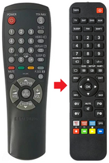 AA59-10116A SAMSUNG afstandsbediening - productfoto