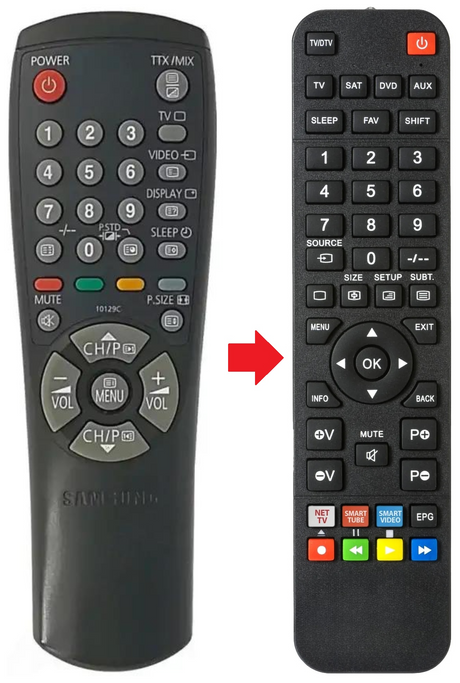 AA59-10116A SAMSUNG afstandsbediening - productfoto