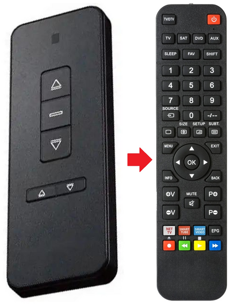 AC-127 OPTOMA afstandsbediening - productfoto
